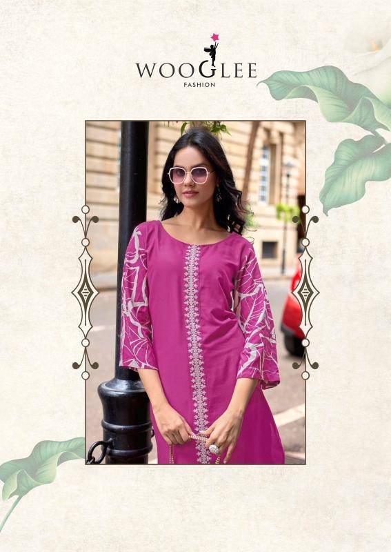 Wooglee yanaa coord set Wholesale kurti market in Surat